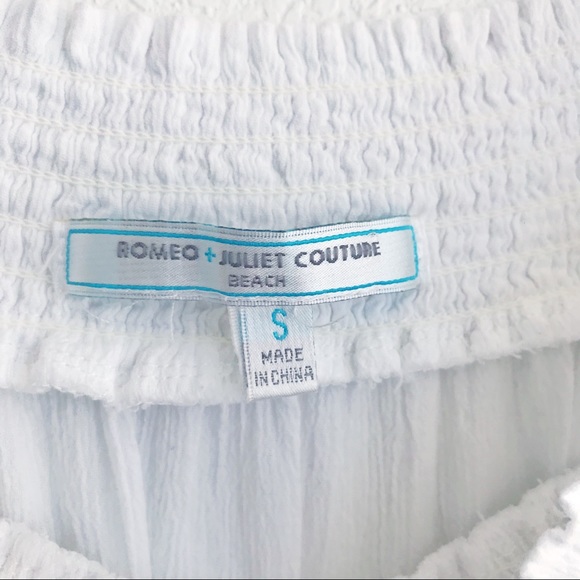 ROMEO JULIET COUTURE White Bell Sleeve Top - Picture 4 of 6